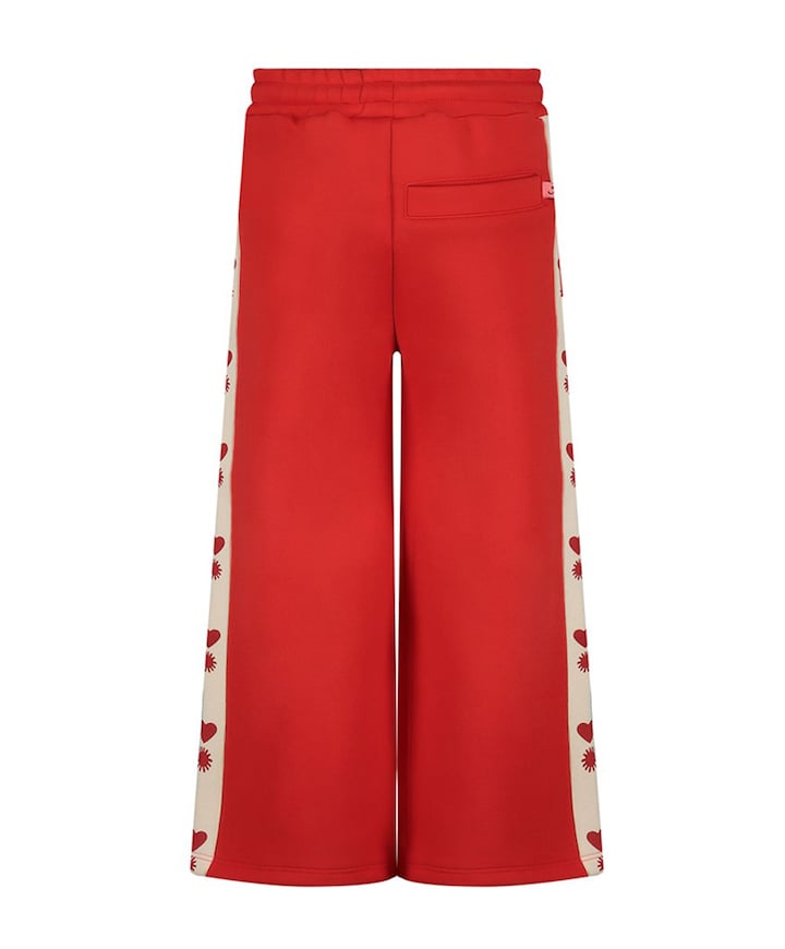 Sporty meisjes broek rood