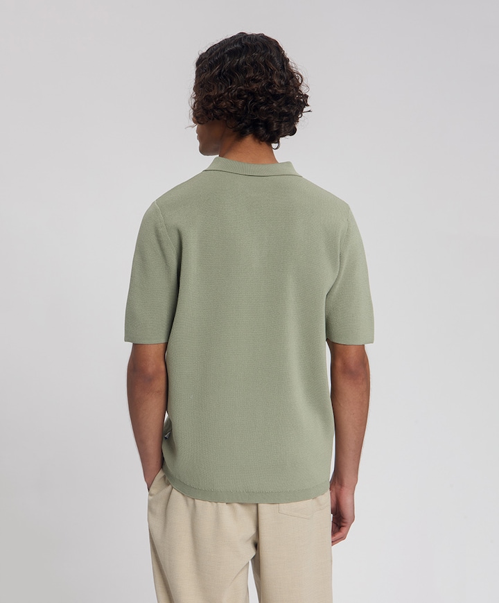 Heren polo groen