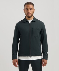 Heren overshirt blauw