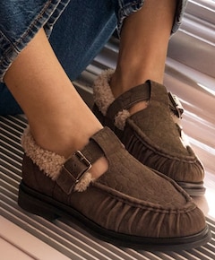 Fae Remi dames loafers bruin