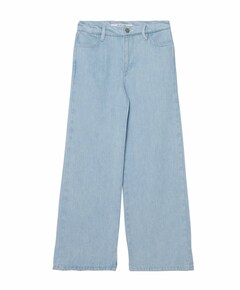 Palazzo with slits jeans blauw