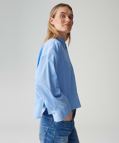 Dames blouse blauw