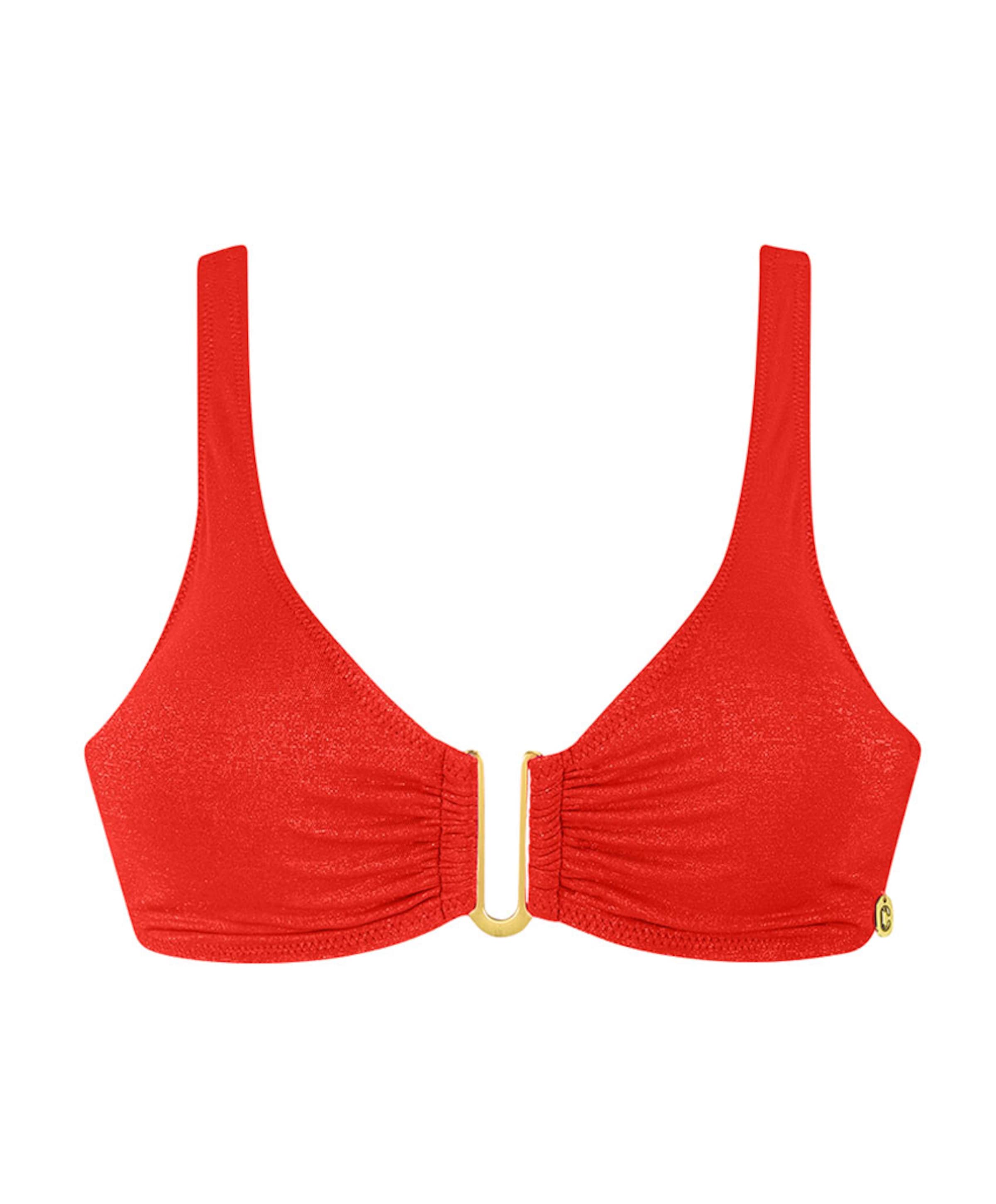Dames bikinitop rood