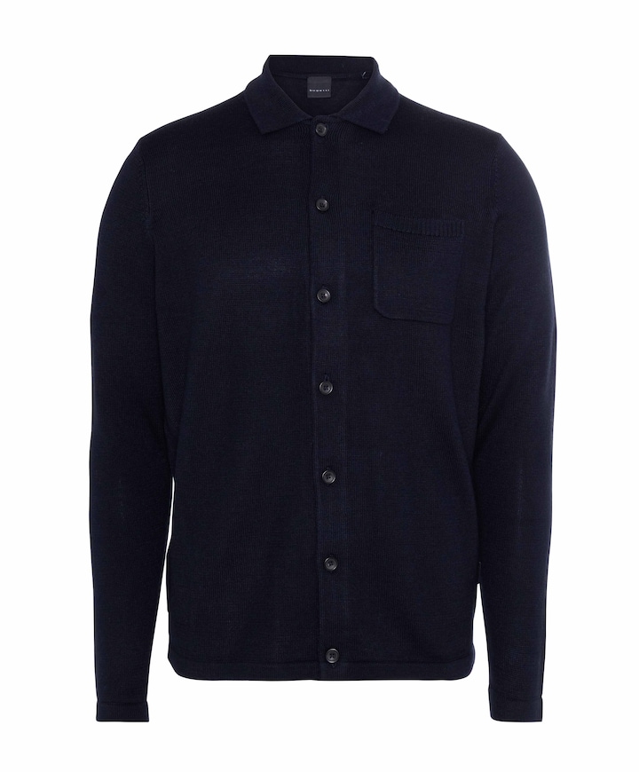 Heren vest blauw