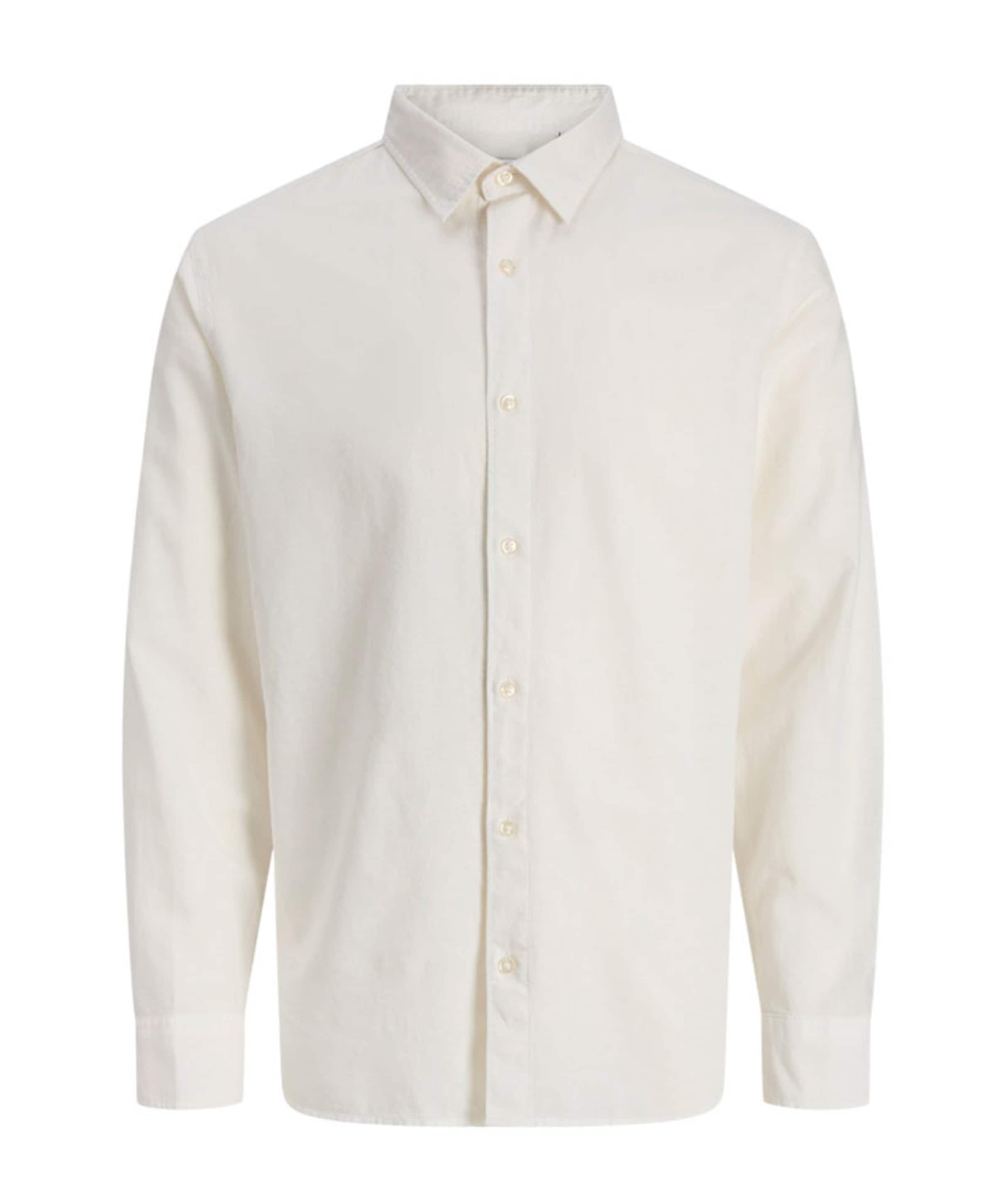 Jongens overhemd lange mouw wit