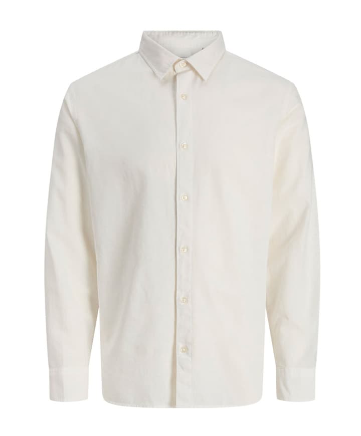 Jongens overhemd lange mouw wit