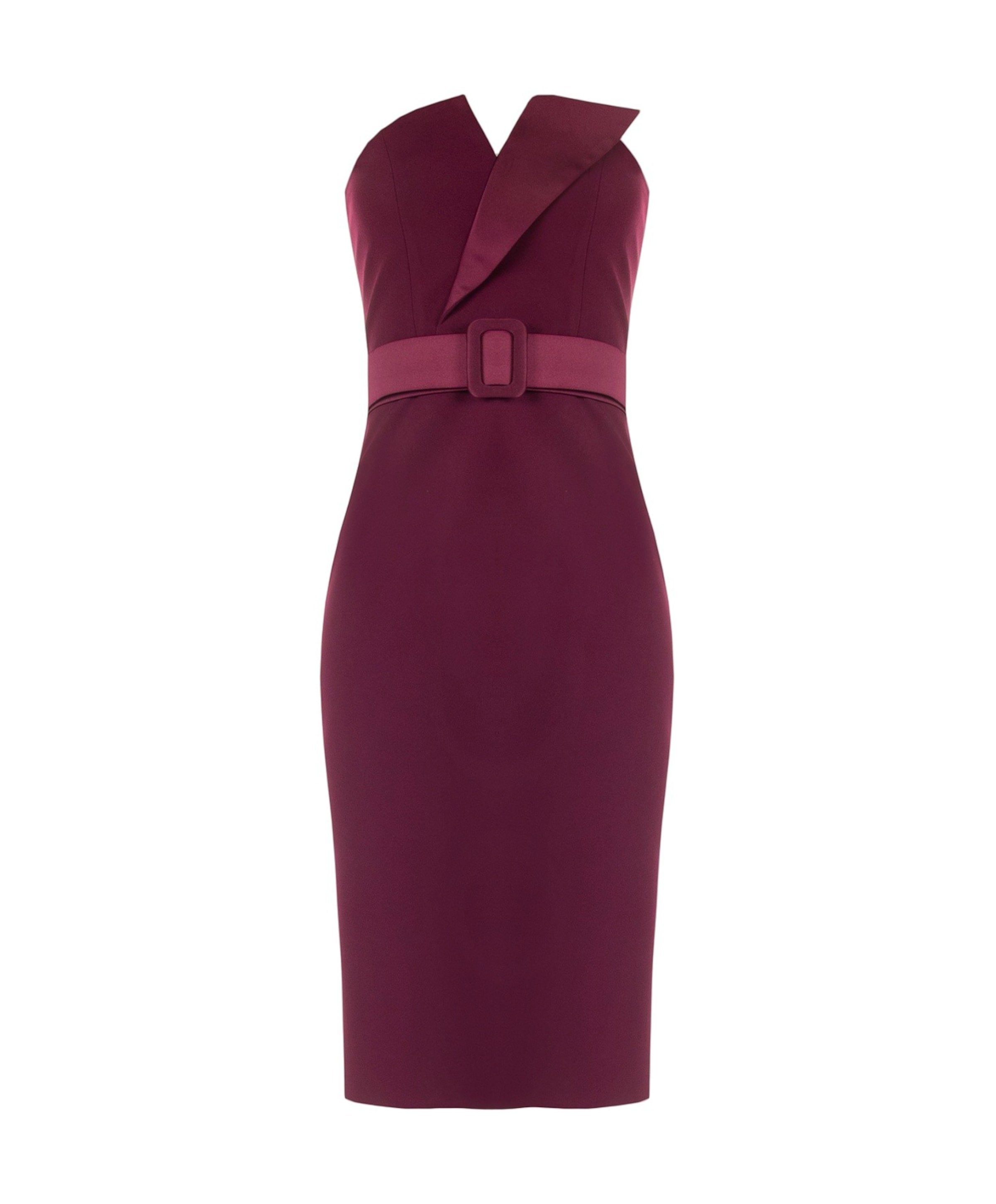 Dames jurk bordeaux