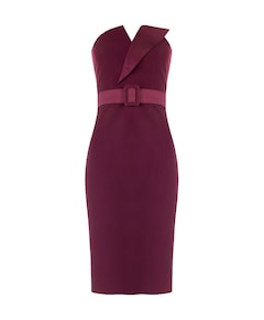 Dames jurk bordeaux
