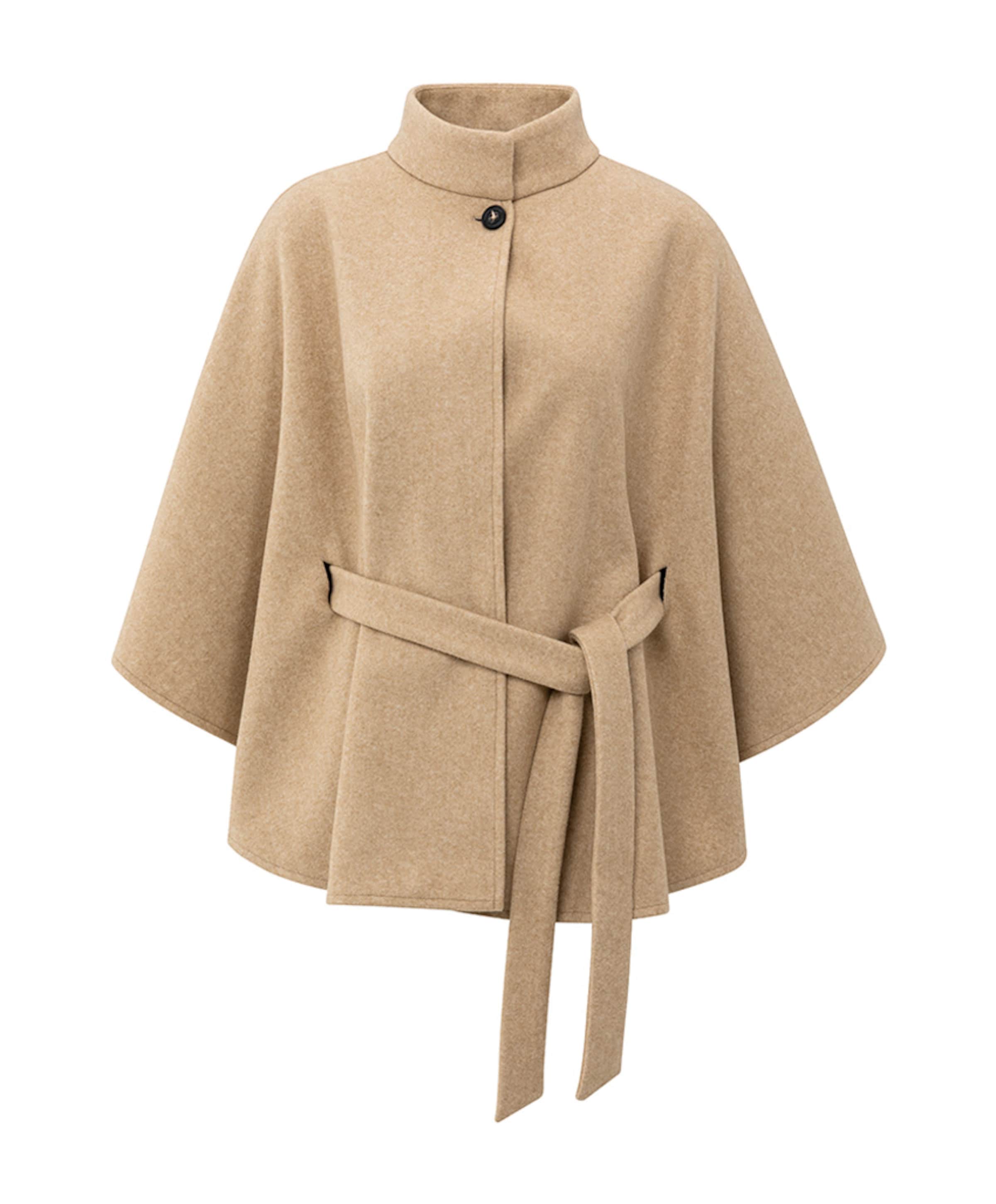 Dames cape beige