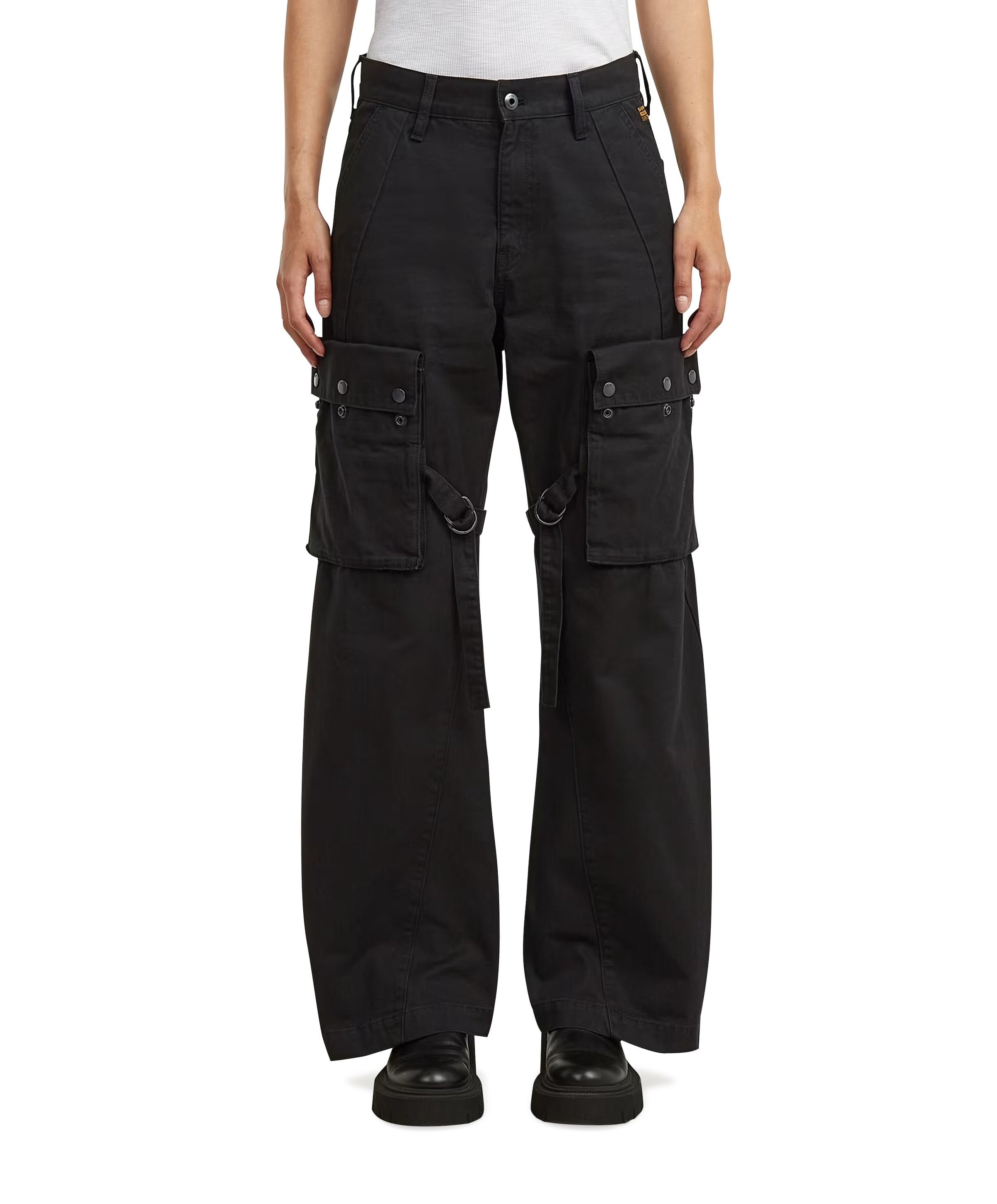 Mega cargo wmn dames broek zwart