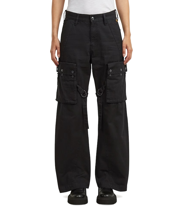 Mega cargo wmn dames broek zwart