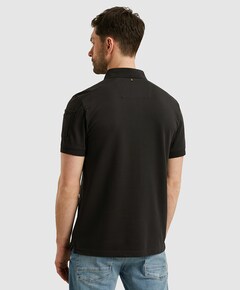 Heren polo zwart