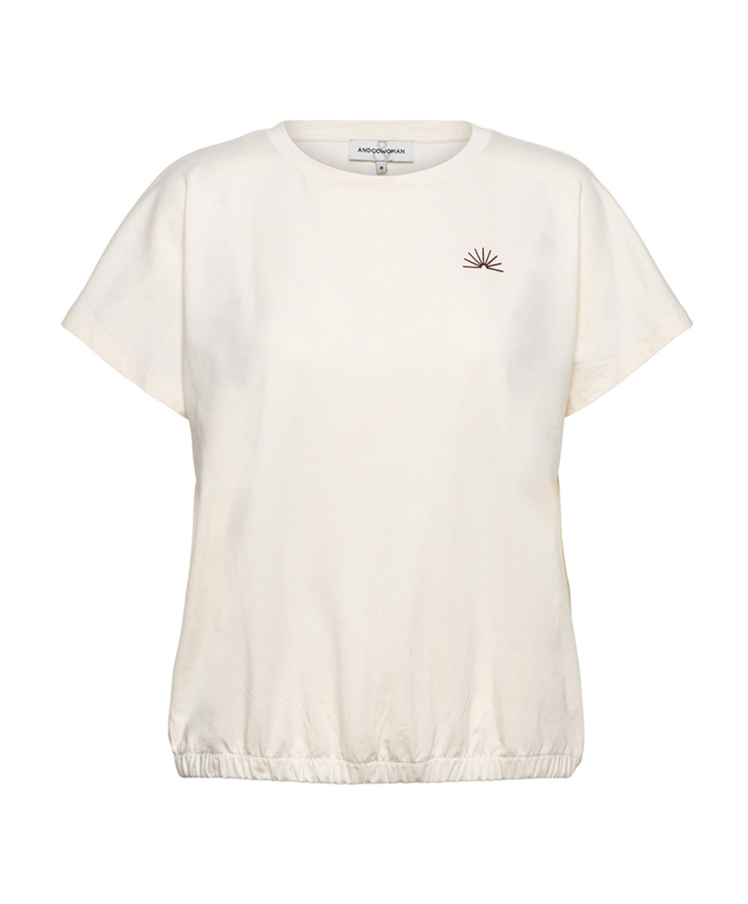 Dames T-shirt ecru