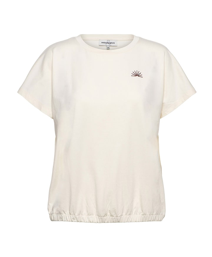 Dames T-shirt ecru