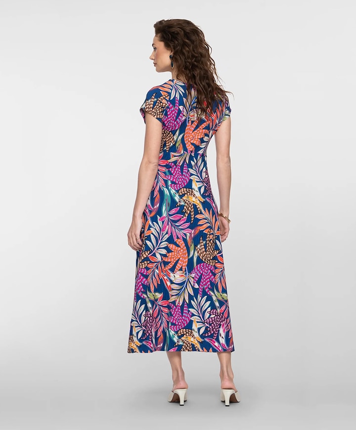 Dames jurk blauw