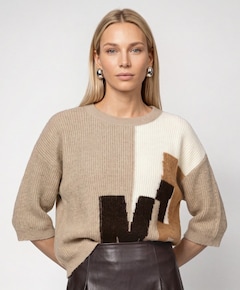 Dames trui beige