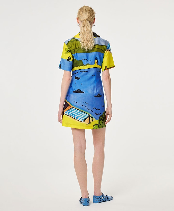 Dames jurk multicolor