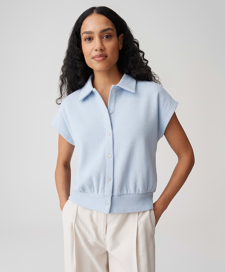 Dames top blauw