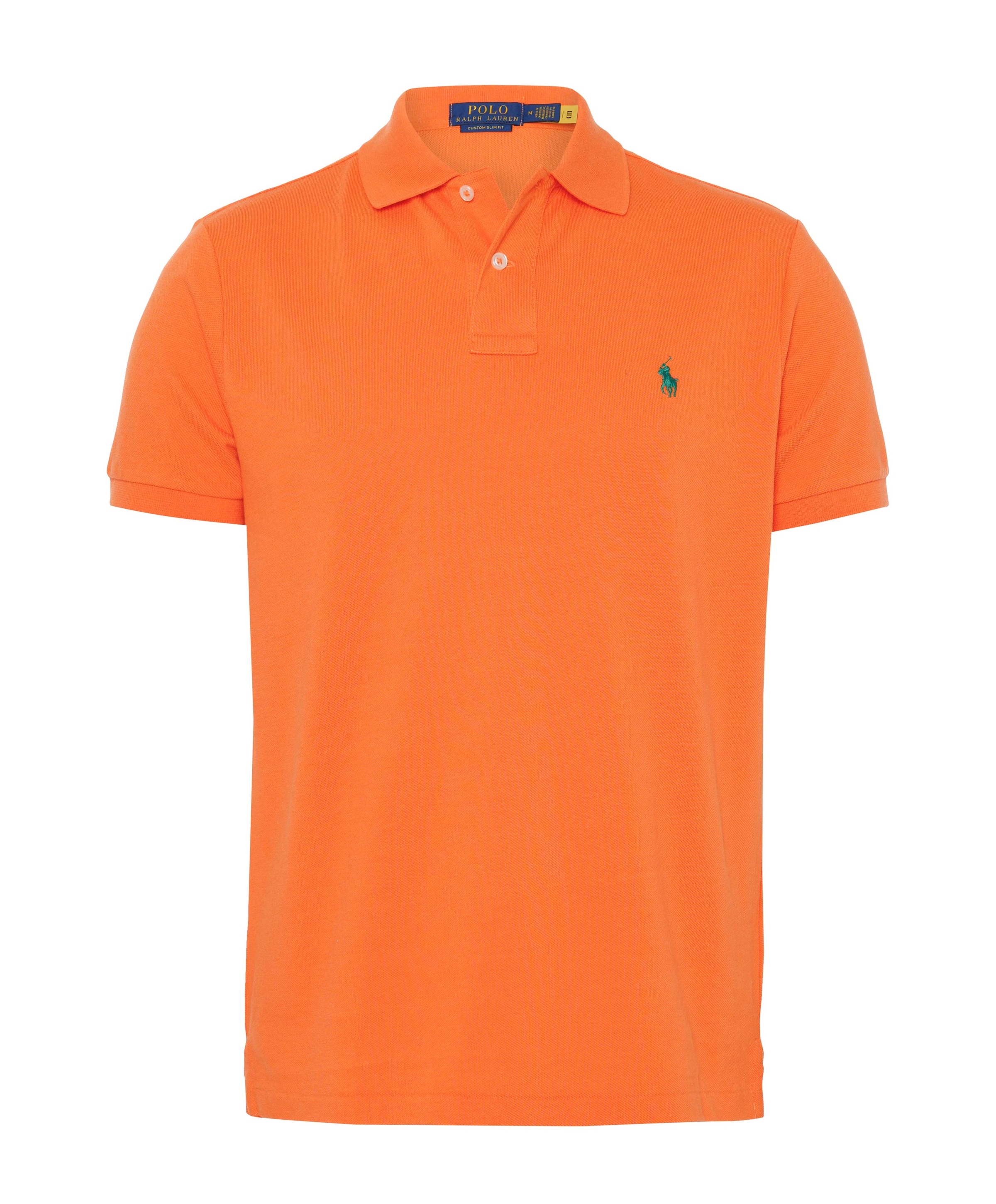 Heren polo oranje
