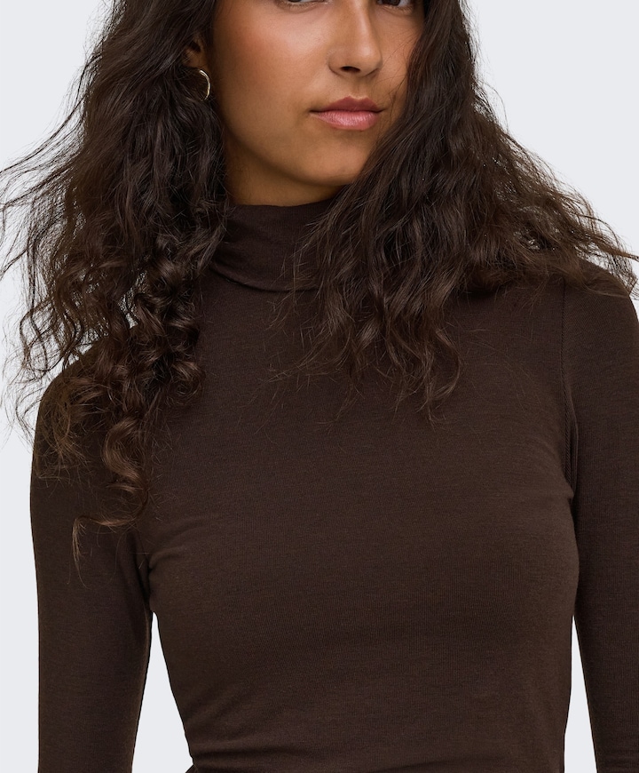 Dames longsleeve zwart