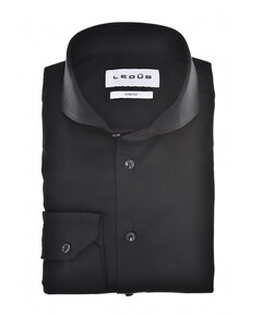 Heren overhemd extra lange mouw zwart