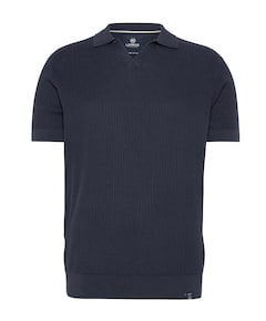 Heren polo blauw