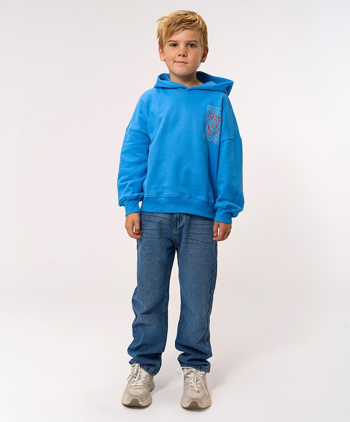 Hoodie blauw
