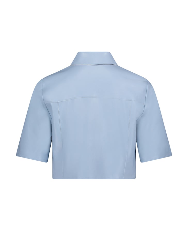 Dames blouse blauw