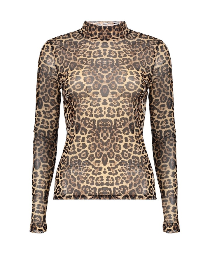 Dames top beige