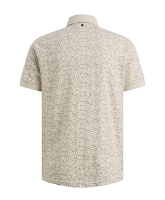 Heren polo ecru