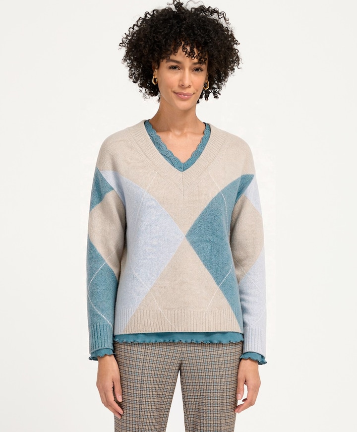 Dames trui beige