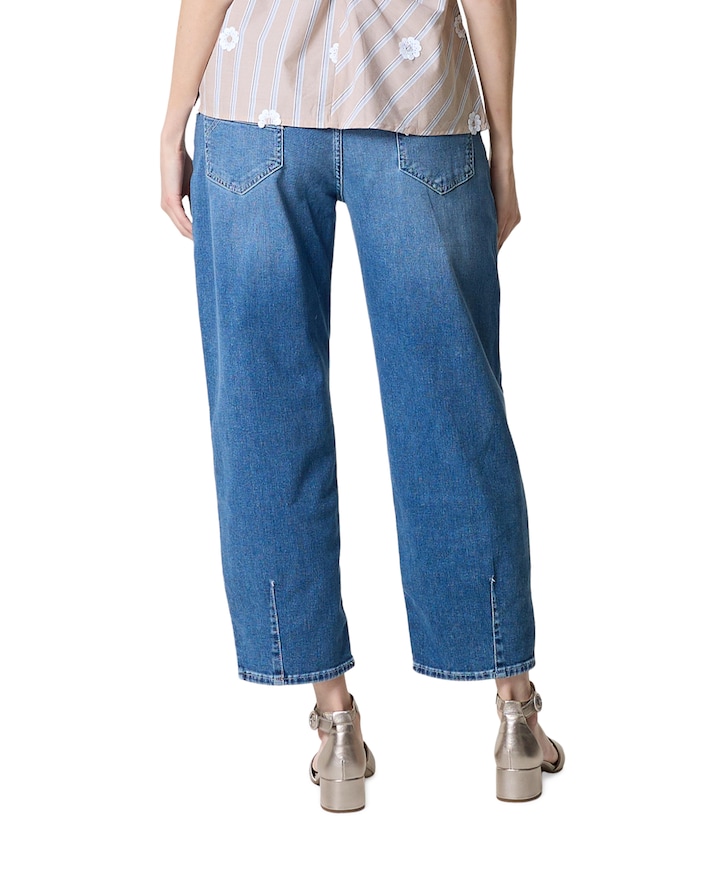 7/8 dames jeans blauw