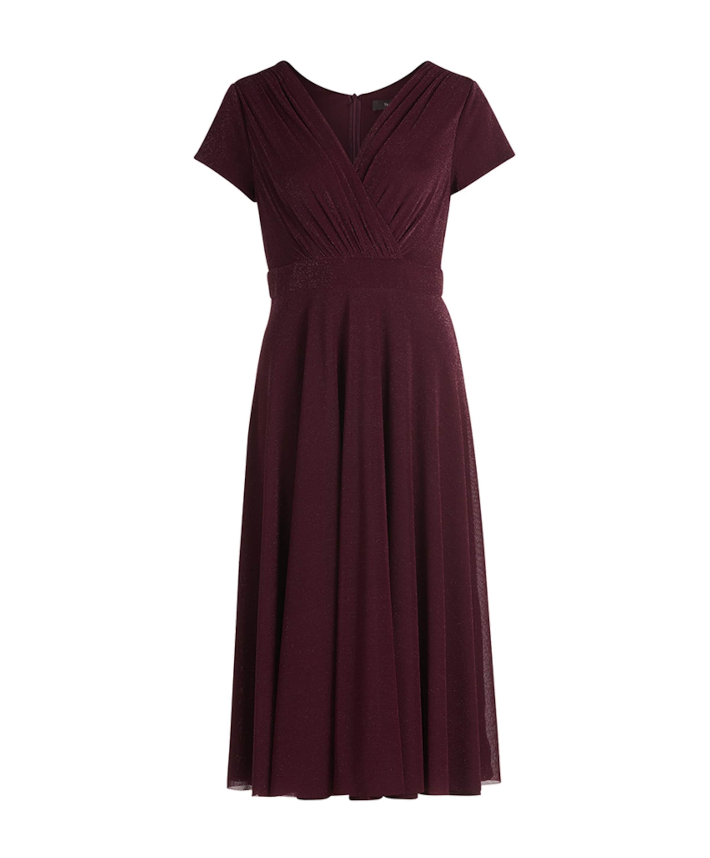 Dames jurk bordeaux