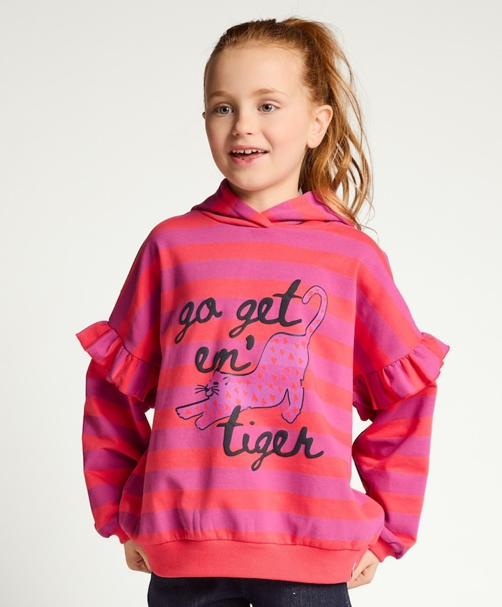 Meisjes hoodie multicolor