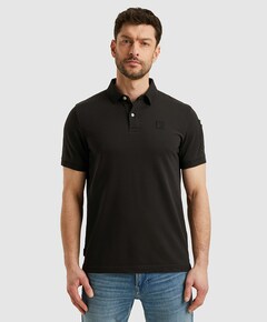 Heren polo zwart