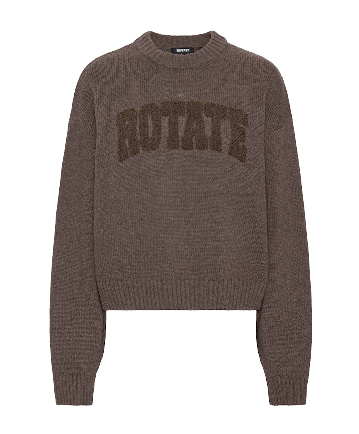 Dames sweater bruin