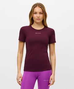Dames t-shirt bordeaux