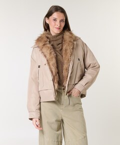 Dames jas beige