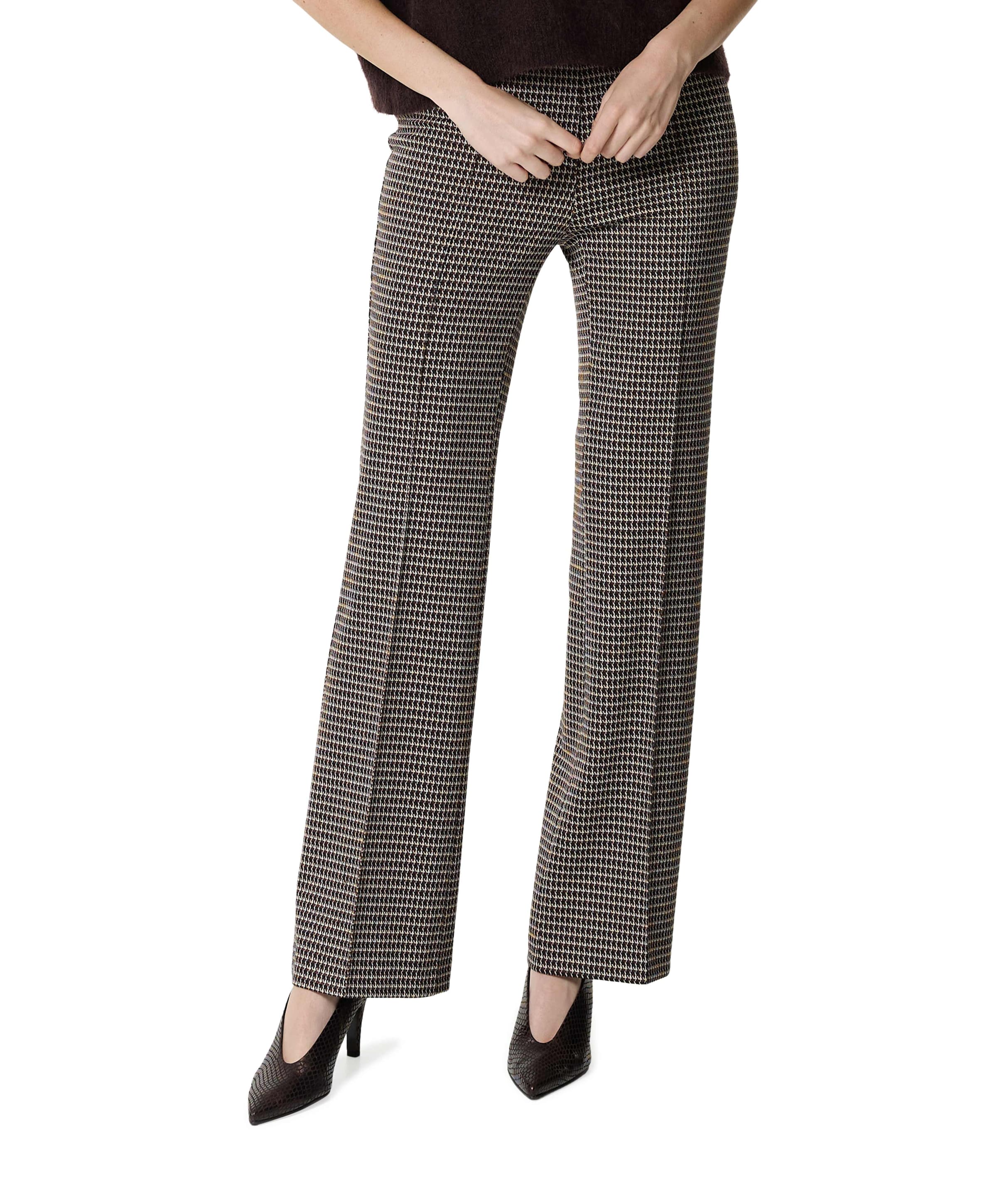 Bootcut Slim dames broek bruin