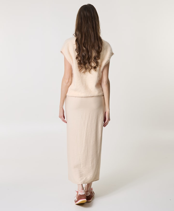 Dames rok beige