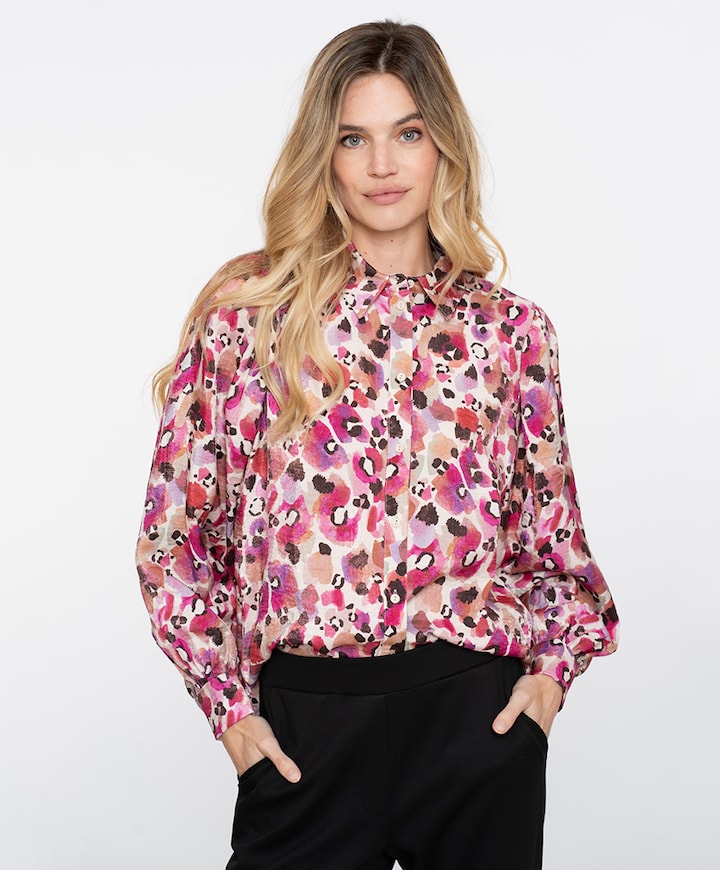 Dames blouse roze