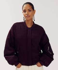 Dames jas bordeaux