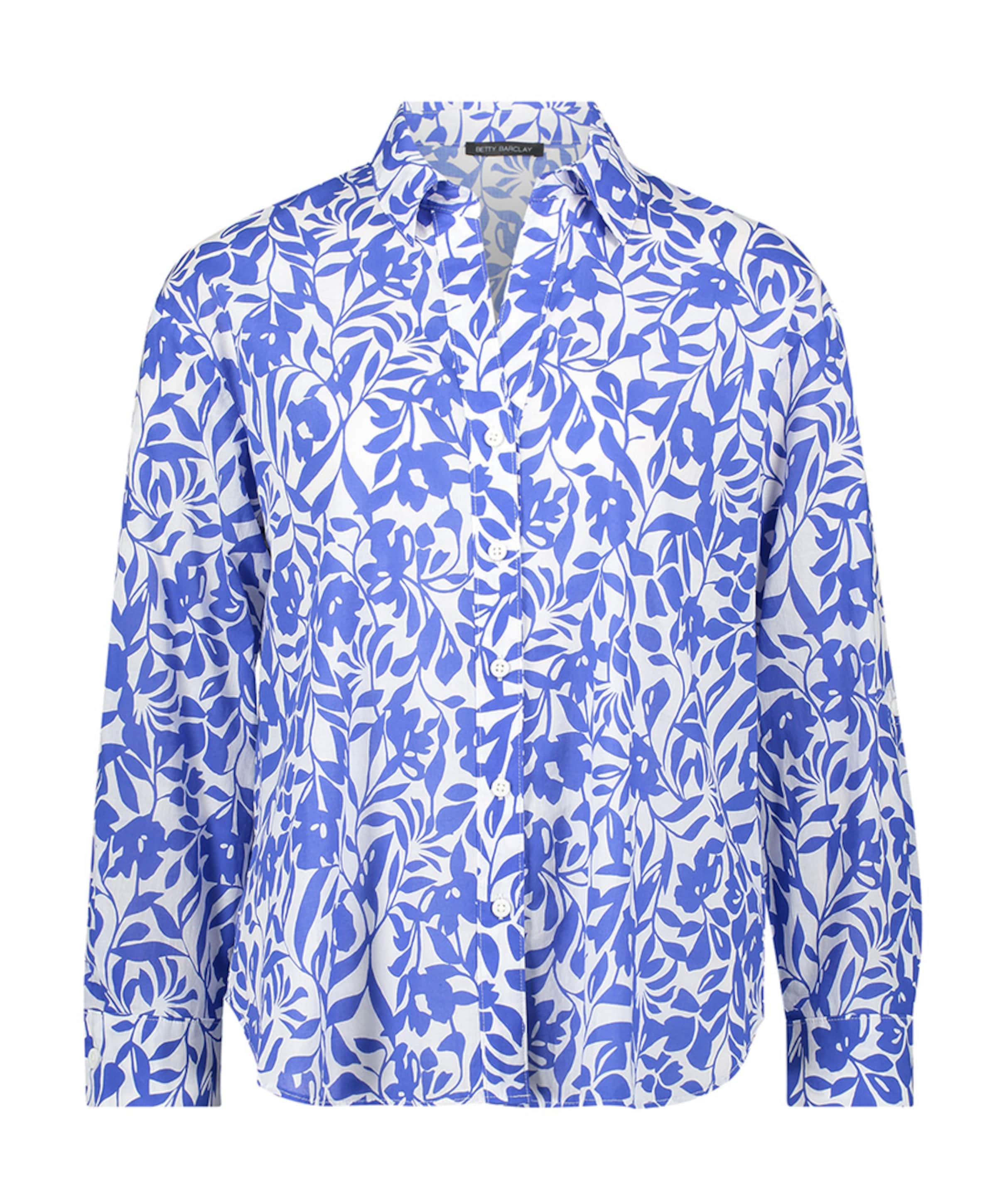 Dames blouse blauw