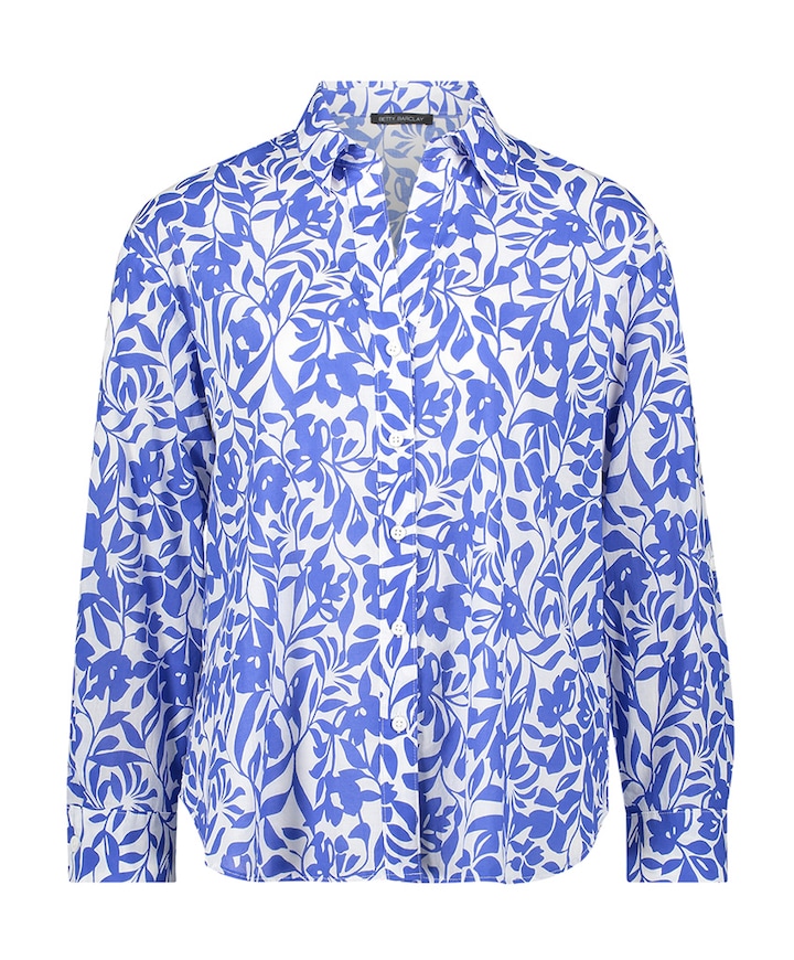 Dames blouse blauw