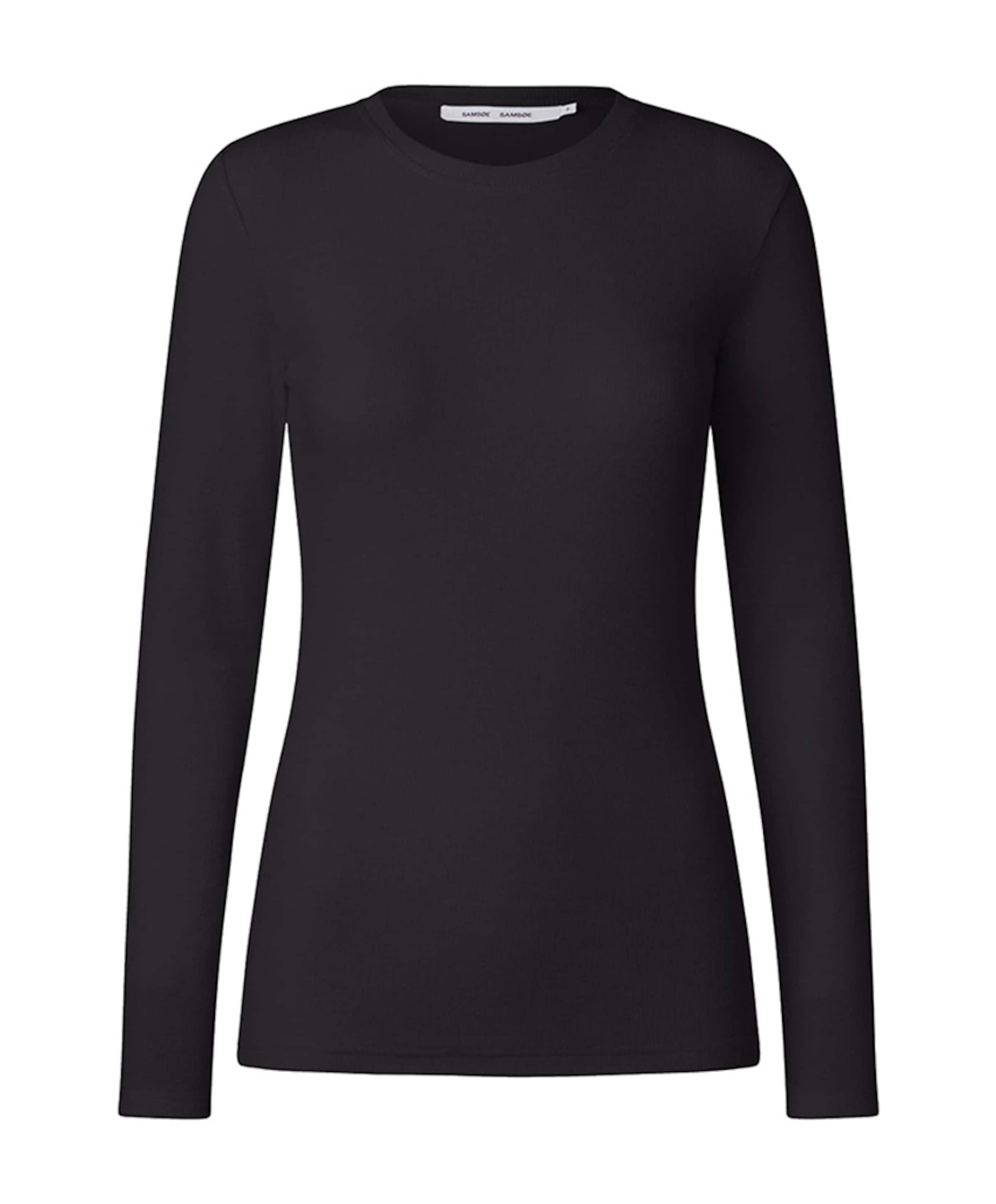 Dames longsleeve zwart