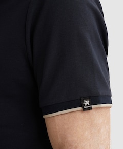 Heren polo blauw