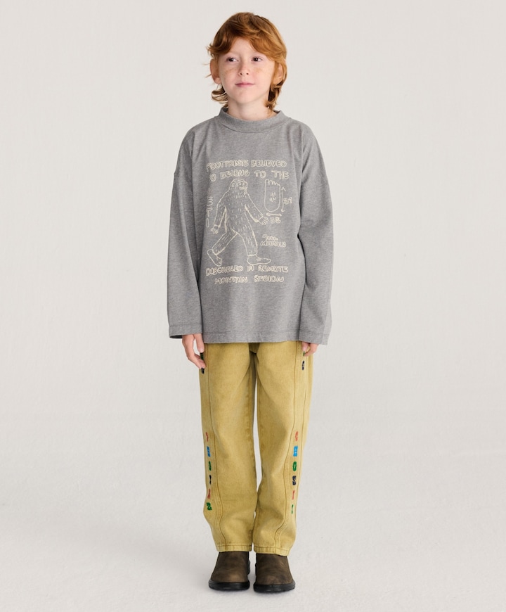 Twill uniseks jeans  beige