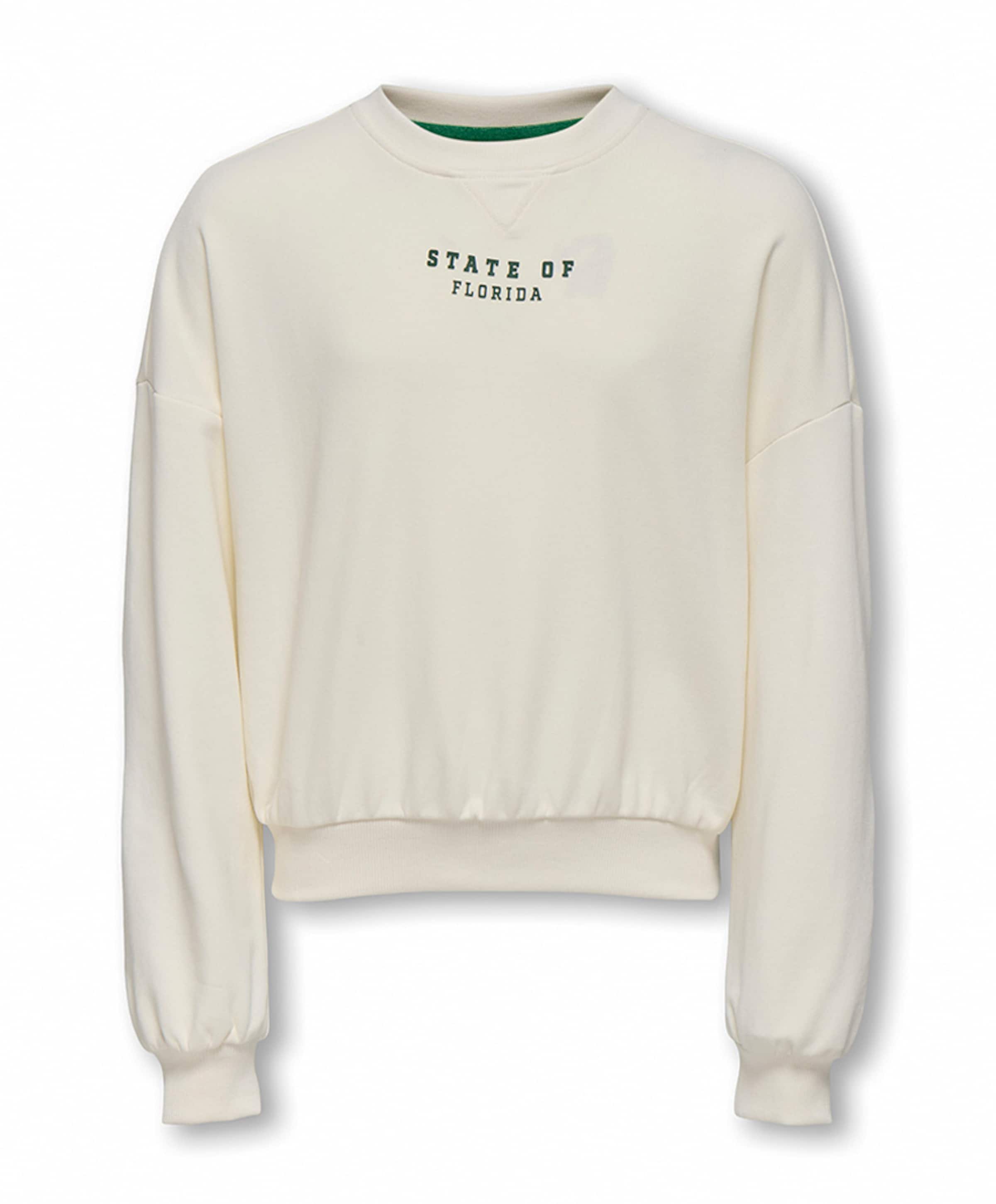 Meisjes sweater ecru