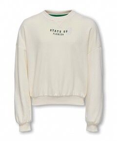 Meisjes sweater ecru