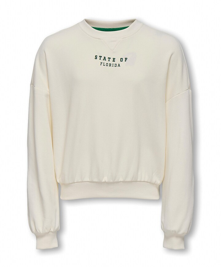 Meisjes sweater ecru